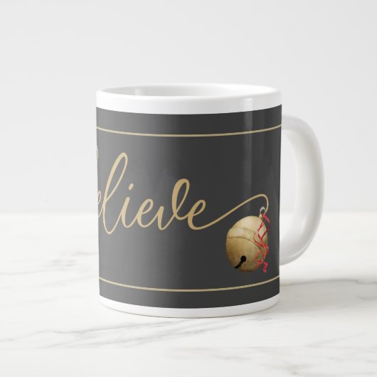 GELOOFLIJK script, Santa JINGLE BELL, Kerstmis Grote Koffiekop (Voorkant rechts)