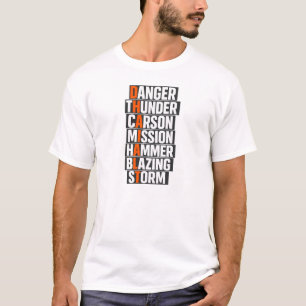 Geloofs acrostichon typografie   Christelijke insp T-shirt