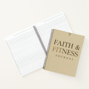 Geloofs- en fitnessjournaal – Christelijk training Notitieboek