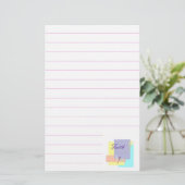 Geloofs libel briefpapier (Staand voorkant)