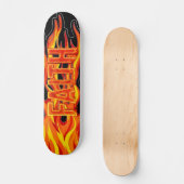 Geloofs Vlammen Persoonlijk Skateboard (Voorkant)