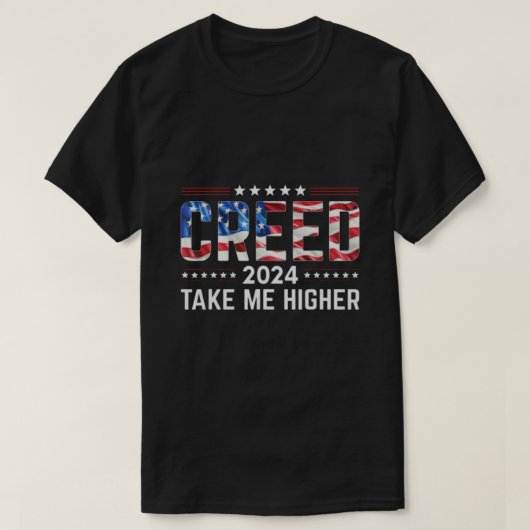 Geloofsbelijdenis Neem me Hoger Creed Shirt (Design voorkant)