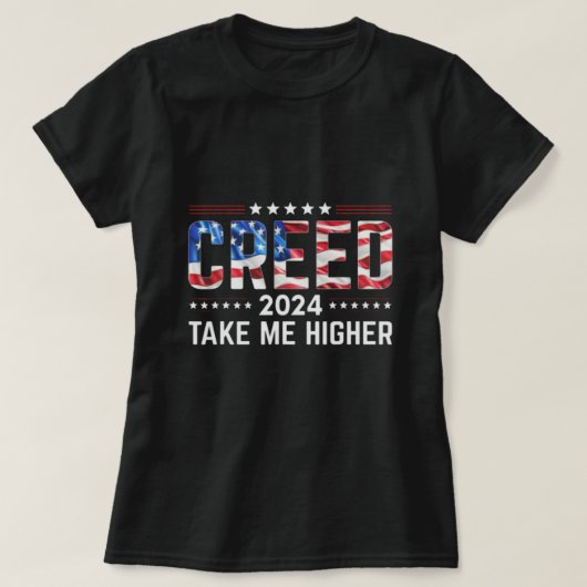 Geloofsbelijdenis Neem me Hoger Creed Shirt (Design voorkant)