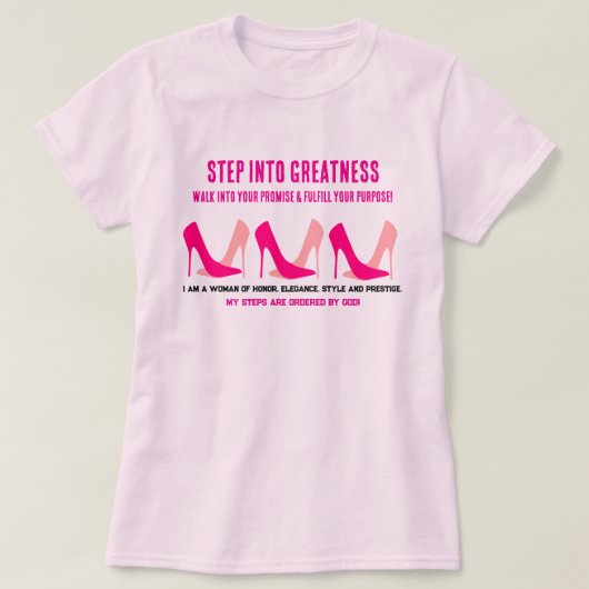 Geloofscadeauscollectie - Dames T-shirt (Design voorkant)