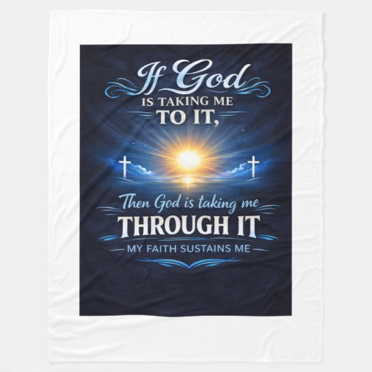 Geloofsdeken Fleece Deken (Voorkant)