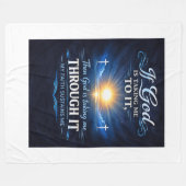 Geloofsdeken Fleece Deken (Voorkant (Horizontaal))