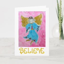 Geloofsengel - kerstkaart kaart