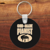 Geloofsgebaseerde anistische christelijke muziek i sleutelhanger (Voorkant)