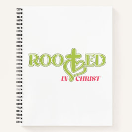 Geloofsgebonden dagboek geworteld in Christus Notitieboek