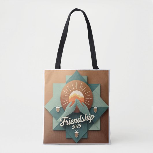 Geloofsgeïnspireerde Sun Fiesta Boodschappentas 20 Tote Bag (Voorkant)