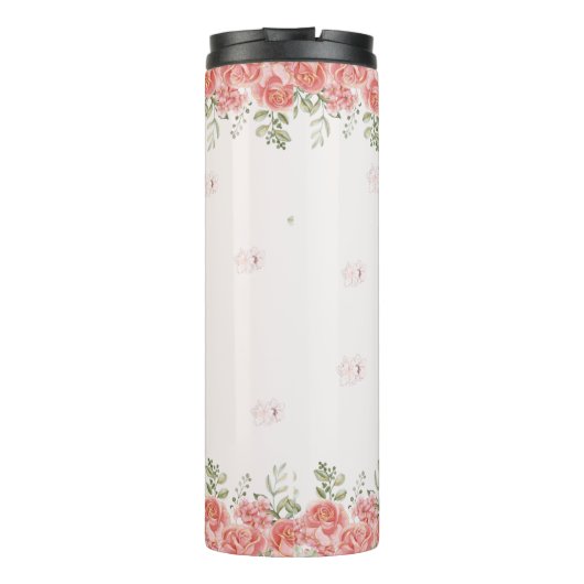 Geloofsgeschenk bloemkruis thermosbeker (Achterkant)