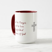 Geloofsinspirerende mok God’s Liefde (Voorkant links)