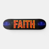 Geloofskruis Hartslag Persoonlijk Skateboard (Horizontaal)