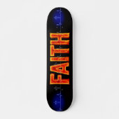 Geloofskruis Hartslag Persoonlijk Skateboard (Voorkant)