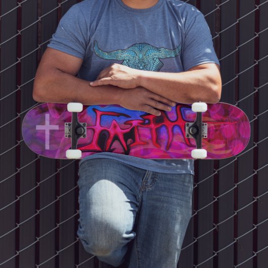 Geloofskruis Persoonlijk Skateboard (Buiten 3)