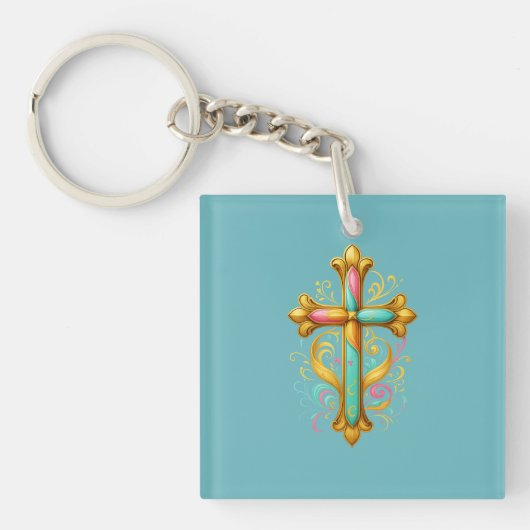 Geloofskruis Sleutelhanger (voorkant)