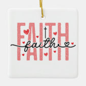 Geloofsornament Keramisch Ornament (Voorkant)