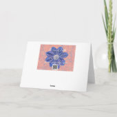 Geloofssympathiekaart Oranje bloemenmoeders Kaart (Achterkant)