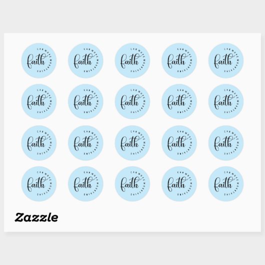 Geloofstickers Ronde Sticker (Vel)