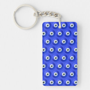 Geloofswaardige charmes tegen het boze oog patroon sleutelhanger