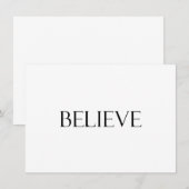 Gelooft citaten Inspirerend Faith Quote (Voorkant / Achterkant)