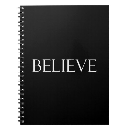 Gelooft citaten Inspirerend Faith Quote Notitieboek (Voorkant)