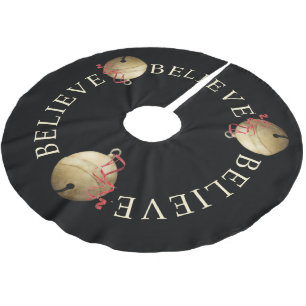 GELOOFT DAT Jingle Bells met Kerstmis typografie h Kerstboom Rok