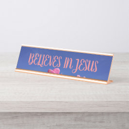 GELOOFT IN JESUS Geschenken Naambordjes Christelij