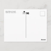 Gelooft u altijd van uw zelfverkeers-eenhoorn briefkaart (Achterkant)