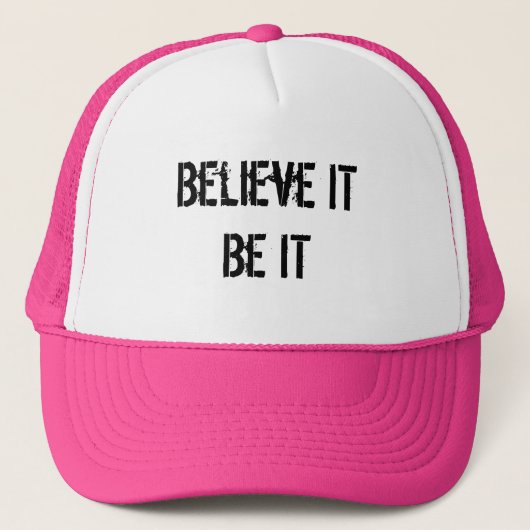 Gelooft u dat het een trucker is pet (Voorkant)