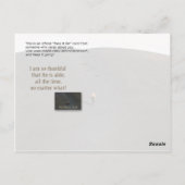 Gelooft u dat ik in staat ben? briefkaart (Achterkant)