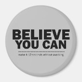 Gelooft u dat u een grappige gewichtstoename kunt  magneet (Voorkant)