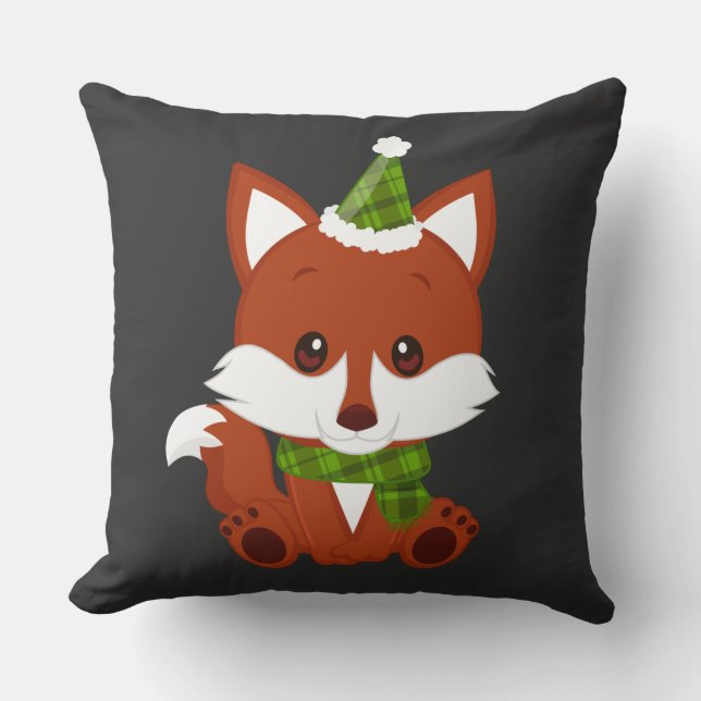 Gelooft u de iMagic van de Kerstman Fox Pillow Kussen (Voorkant)