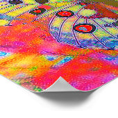 Gelooft u de kleurrijke vlinder hangende tapestry poster (Hoek)