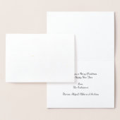 Gelooft u de Silver Gold Kerstfeestdag Folie Card Kaarten (Display)