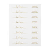 Gelooft u het etiket met kerstcadeaus voor Gold Fo (Vel)