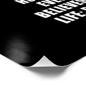 Gelooft u? Johannes 3:36 Bijbelvers Perfect Poster (Hoek)