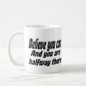 Gelooft u kunt een prijsopgave Motivatie Koffiemok (Links)