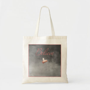 geloofvliegende varkenszak tote bag