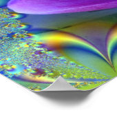 Geloofwaardige bloem van liefde en vrede - Poster (Hoek)