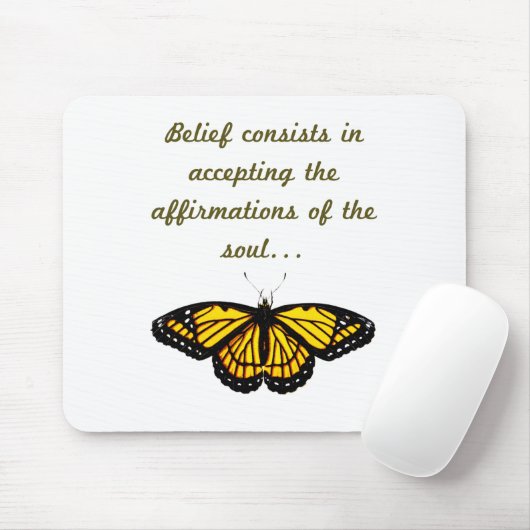 Geloofwaardigheid houdt in dat je accepteert muismat (Met muis)