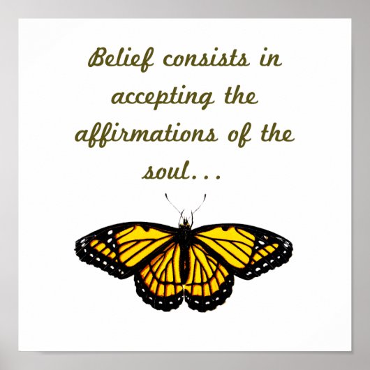 Geloofwaardigheid houdt in dat je accepteert poster (Voorkant)