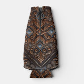 Gelooid leder flesjeskoeler (Achterkant)