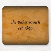 Gelooid leder muismat (Voorkant)