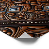 Gelooid leder poster (Hoek)