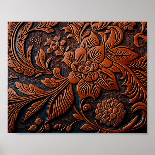 Gelooid leder poster (Voorkant)