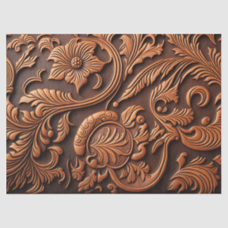 Gelooid leder tissuepapier