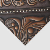 Gelooid leder tissuepapier (Detail)