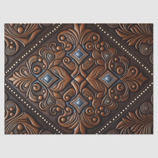 Gelooid leder tissuepapier (Voorkant)