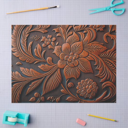 Gelooid leder tissuepapier (Craft)